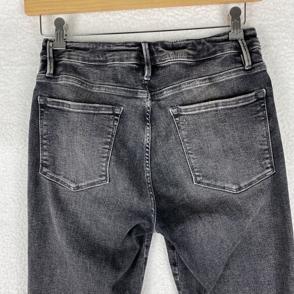 Frame Jeans Womens Size 2 (29x25.5) Gray Le One Crop Mini Boot Stretch Denim - Picture 7 of 15
